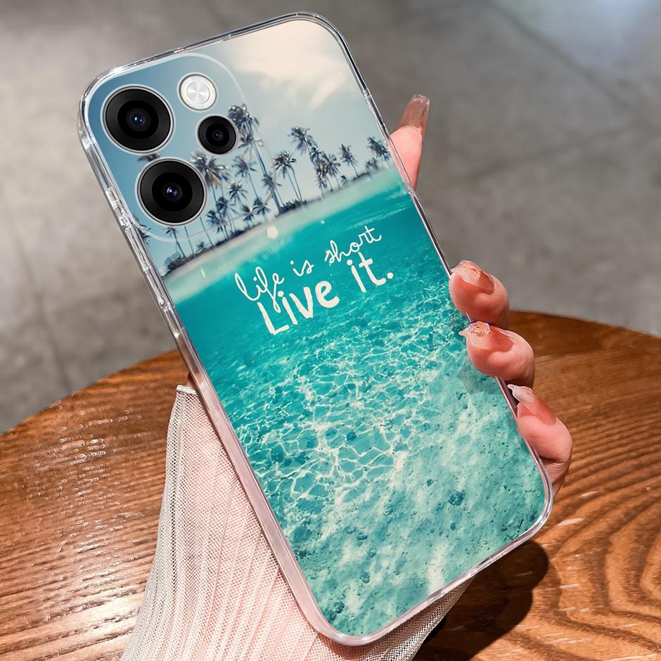 For OPPO Reno 15F 15 Pro Cases Brilliant Flower Kitten Fall Prevention Portable Clear Back Cover For reno15pro reno15f Funda