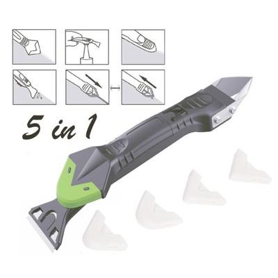 5 in 1 Rimozione Silicone Finitore Sigillante Lisciante Raschietto Kit Stucco Strumento