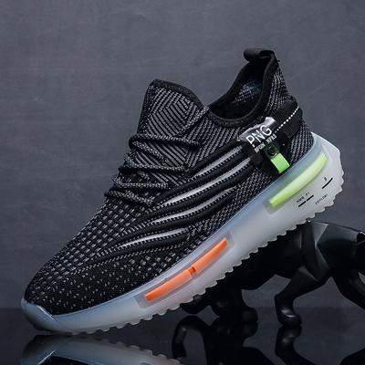 2024 Summer New Jelly Sole Coconut Shoes Breathable Fly-woven Lace-up Fashion Running Casual Sneakers
