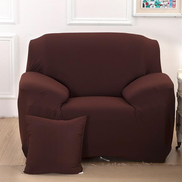 1 Seat European Style Armchair Cover with Skirt Stretch Sofa Slipcover for Living Room Elastic Sofa Corner Sofa Couch Cover
