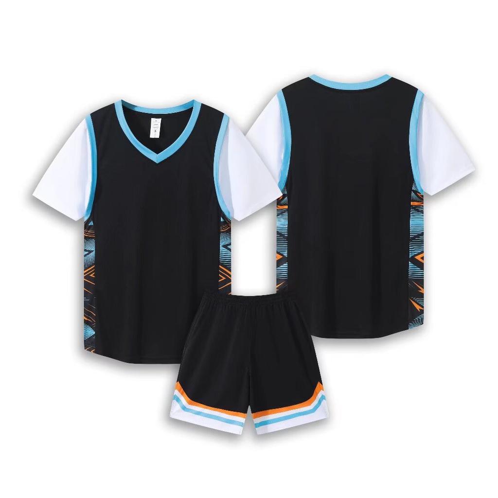 1307 Basketball Jersey Fake Two-Piece Set Adult Children'S Clothing Men'S Print Team Jersey 3Xs-5Xl