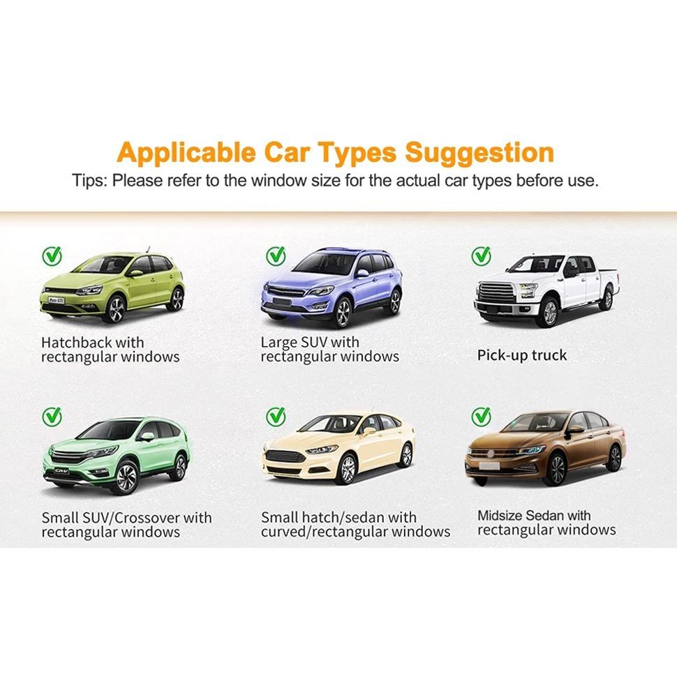 2 Stück Sonnenschutz Auto Seitenfenster-Bildschirm Universal Sonnenblende Netz für Seitenfenster Mesh-Material Baby Kinder Haustiere Verdunkelungsschutz Privatsphäre