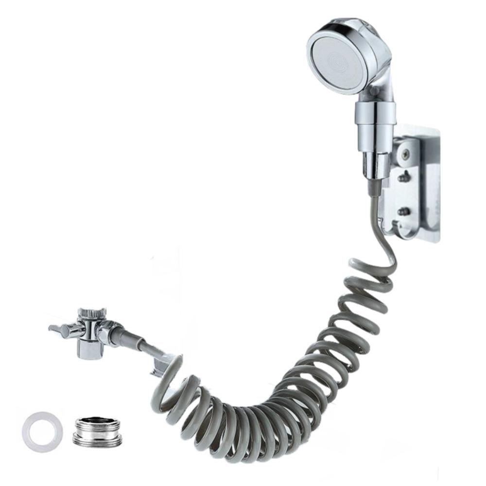 Filterable Water Tap Connector Hangable Kitchen Sink Splitter Shower Head  Hair Salon