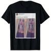 Y2K Trendiges Meme Unisex Trisha Paytas T-Shirt Rundhals Kurzarm Lässig Streetwear Mode Grafikdruck T-Shirt Tops