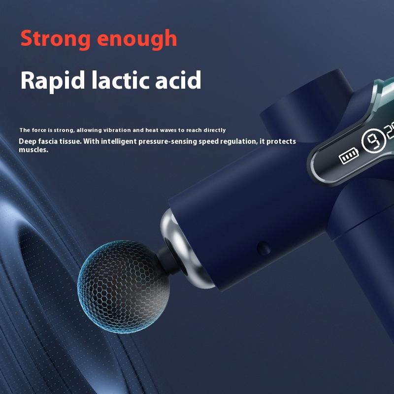 Neues Modell Faszienpistole Mini Professionelle Qualität Heim Muskelentspannungsmassagegerät Elektrische Mehrkopf Intelligente Faszienpistole