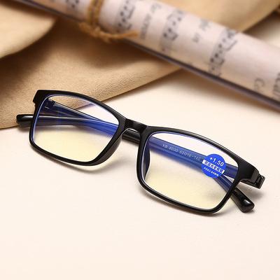 Reading Glasses Men Women  Anti-Blue Light Reading Eyewear Pc Frame Black Red Presbyopia Eyeglasses +100 To+400 Glasses