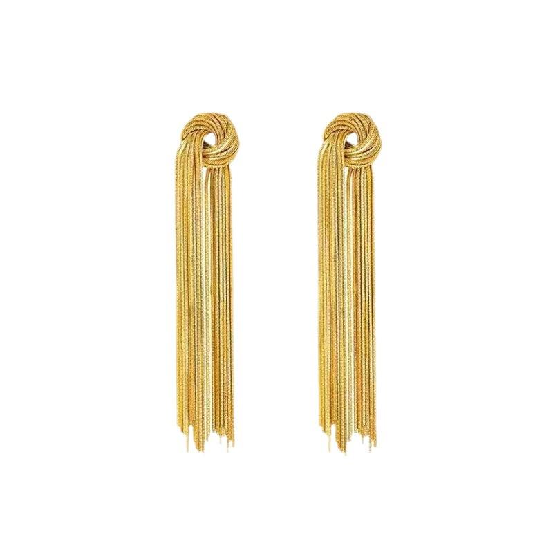 Chen Shuting'S Sister-In-Law Has The Same Earrings, Earrings, And High-Leaf Design Sense. Chen Shuting'S Fringed Long Style Is Trendy.