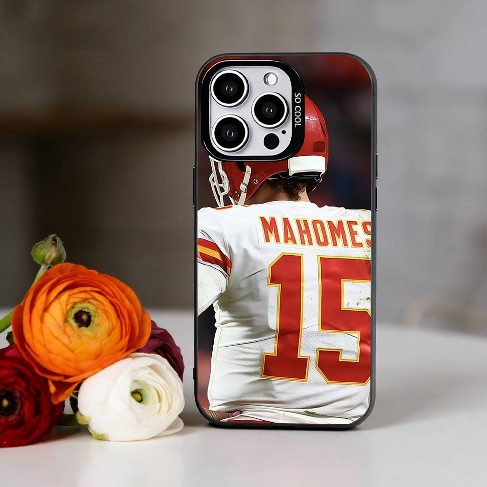 Patrick Mahomes Phone Case For iPhone 17,16,15,14,13,12,11 Plus,Pro Max,XS,Colorful Silver Phone case Funda Cover