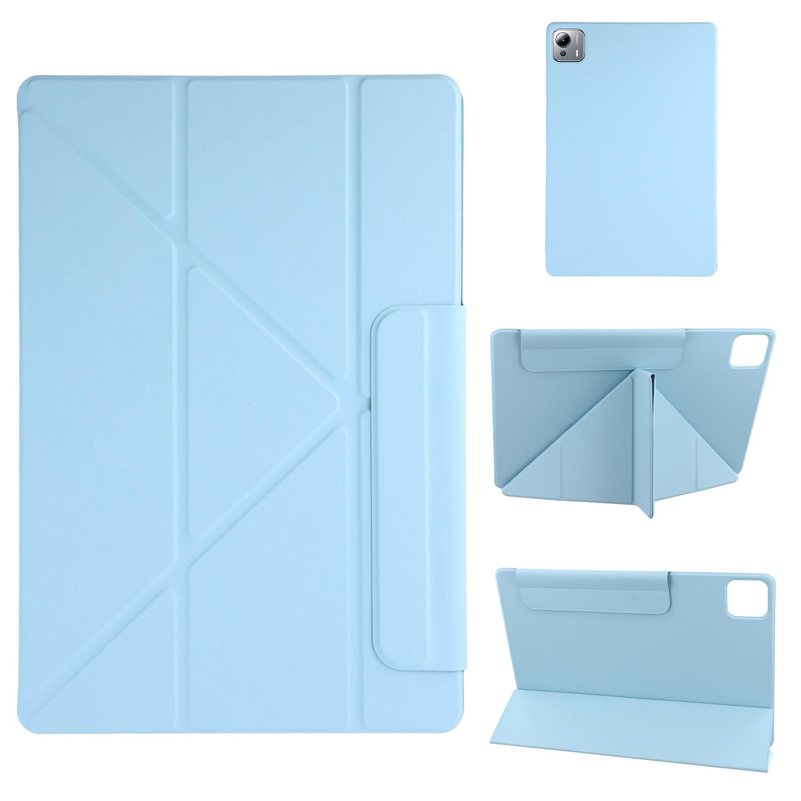 

Для Xiaomi Pad 7 Ultra Чехол ПК+ПУ Кожа Подставка Оригами Магнитная Обложка для Планшета Baby Blue