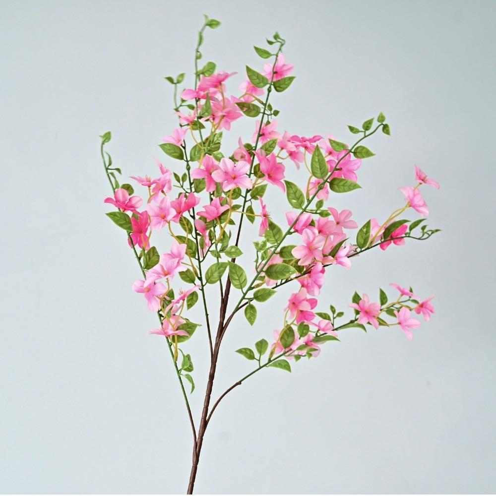 Long Stems Artificial Lilac Flower Vibrant Fake Flowers Artificial Flower Bouquets  Wedding Party