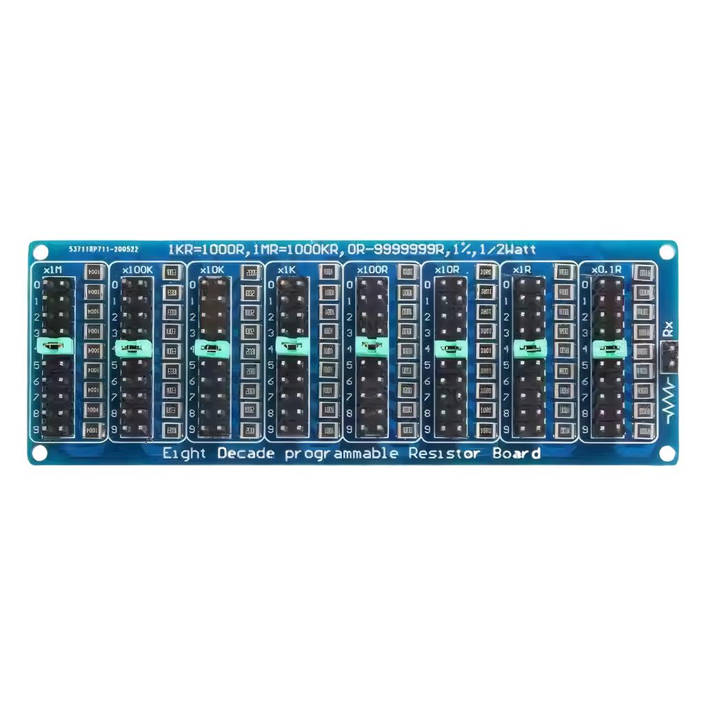 PCB Flexibly Set Resistance Range With Eight-segment Resistor Board