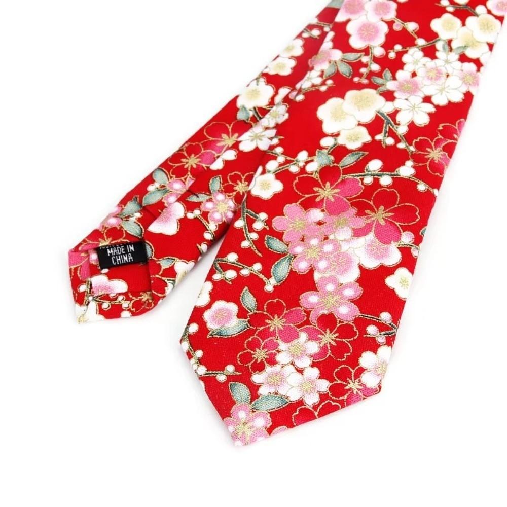 6cm Width Neck Tie Colorful Printed Tie Casual Floral Tie  Men's Party Clothing