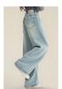 Girls' Straight & Wide Leg Jeans with Bow - Medium & Large, Casual Spring/Autumn Collection