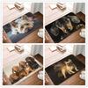 3D Animal Dog Mats Non Slip Doormat for Bedroom Kitchen Living Room Entrance Cute Mini Yorkshire Bath Carpet Home Decoration