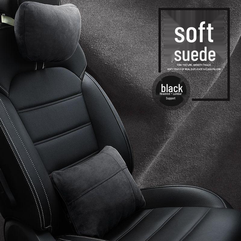 Car Headrest Pillow: S-Class Maybach Mercedes-Benz BMW Seat Lumbar & Neck Support