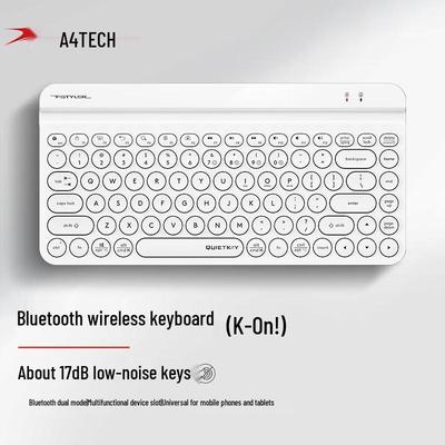 Teclado Mini A4TECH FBK30 Portátil Silencioso Sem Fio Bluetooth 86 Teclas