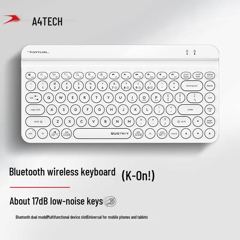 A4Tech FBK30 Wireless Bluetooth Silent 86-Key Mini Keyboard