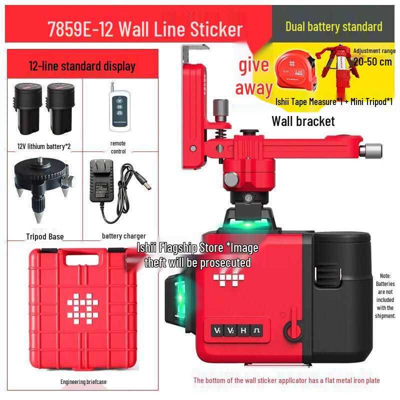 

Shijing High-Precision Green Light Laser Level 7859E/7859F for Walls and Floors