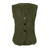 Women's Fashionable Fitted Corduroy Vest Jacket