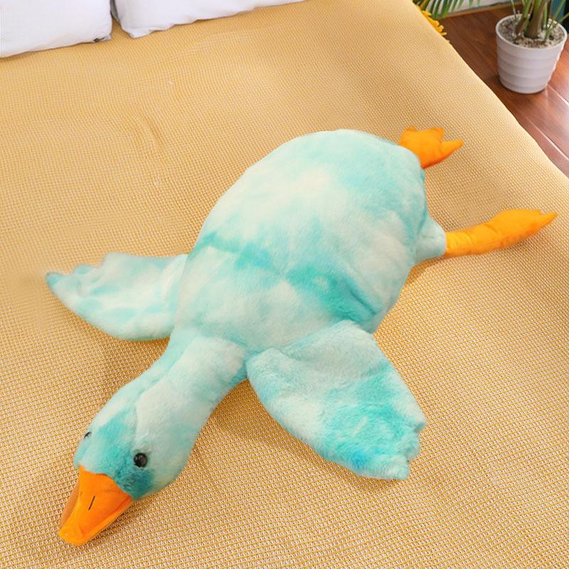 50-190cm White Hug Stuffed Animal Duck Kawaii Large 7 Colors Giant Goose Plush Toy Sleeping Pillow Big Christmas Gift for Friend