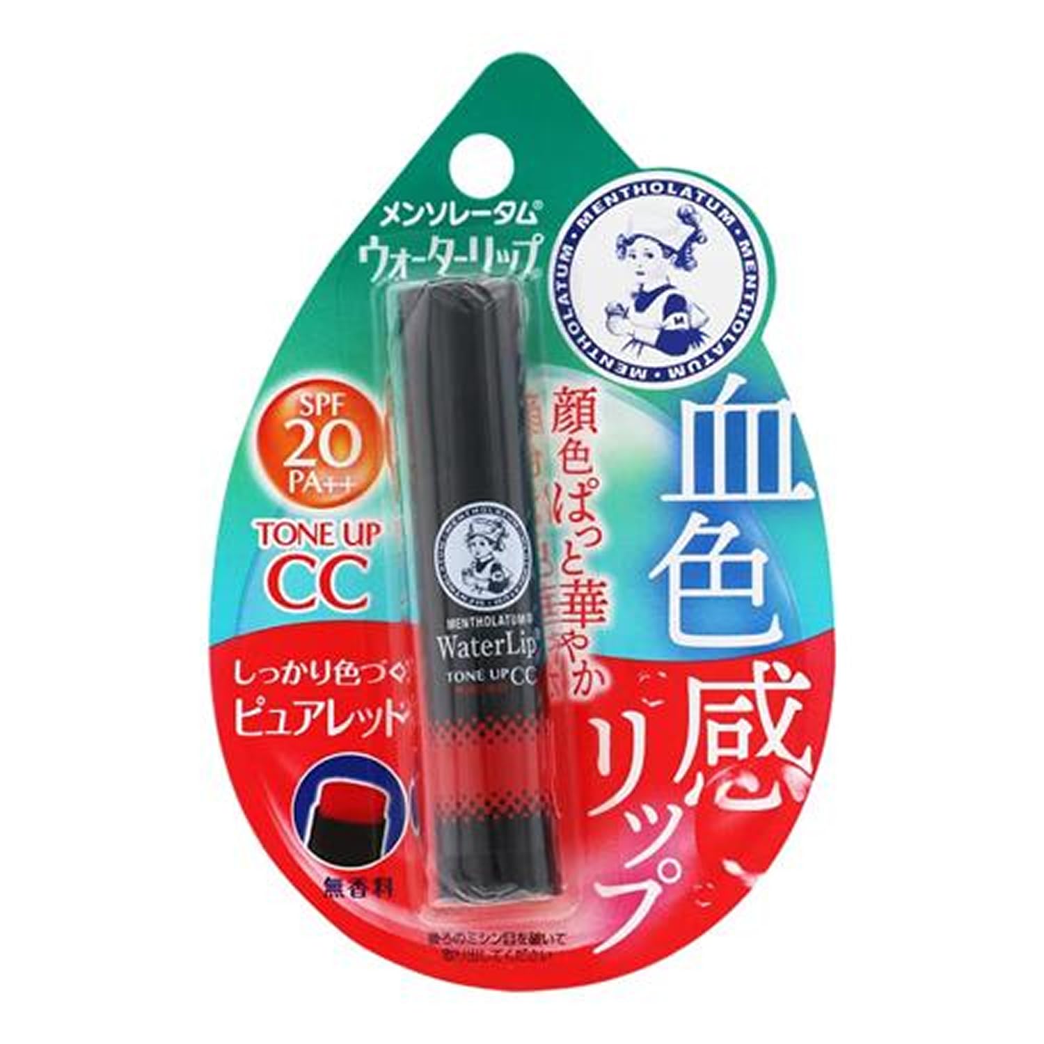 

Rohto Mentholatum Water Lip CC Чистый красный x 3 4,5 г