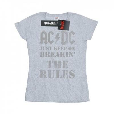 Damen/Damen „Just Keep On Breaking The Rules“-Baumwoll-T-Shirt