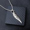 Hiphop Hip Hop Trend Street Personality Line Wing Accessories Titanium Steel Necklace Men And Women