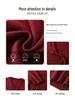 2025 New Style Red Winter Base Layer Top for Middle-Aged Women - Thickened Knitted Sweater