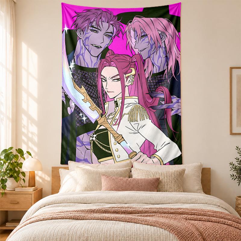 Kpop demon hunters Tapestry highquality for decorating living room bedroom dorm walls ideal as bedroom wallart orholiday gift