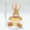 Easter Bunny Decorative Candy Storage Basket Cute Rabbit Shape Eggs Container Handmade Easter Bunny Candy Bowl Dish