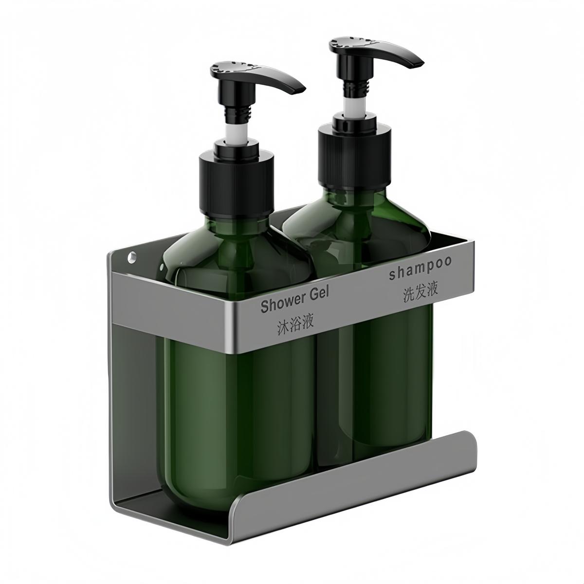 

1PC 1300ML Wall Manual Soap Dispenser Bottle Holder With Pump Bottles Screw/glue Installation Bathroom Shower Accessories