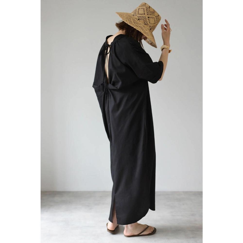 DIMANAF 2025 Plus Size New Dress Women Solid Short Sleeve V-Neck Long Summer Style Loose Basic