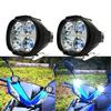 Super Bright 12W Driving Front Motorcycle Motorbike 4-LED Headlight Spot Lamp