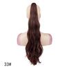 Long Water Wave Ponytail Claw Clip Hair Extensions Synthetic Wavy Ponytail Hairpiece for Women Daily Hairstyle