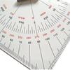 30cm Marine Navigation Set Square Rulers with Handle