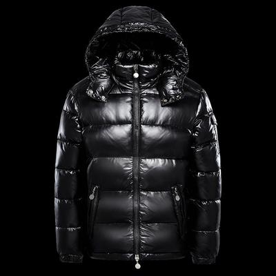 Down Cotton Coat, Black Shiny Coat for Men and Women, Hooded Trendy Thickened Bread Coat Work Clothes