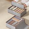 Underwear Organizers Fabric Storage Compartments Drawer Type Storage Box 3In1 Wardrobe Organizer Clothes Foldable Pants Bra Sock