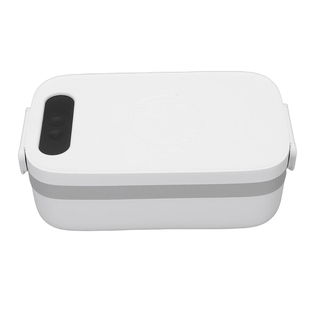 Electric Lunch Box Food Heater USB Rechargeable Food Storage Warmer Container 1000ML Stainless Steel 7 Heating Levels 14000mAh Battery
