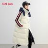 Yaya Women's Loose-Fit Hooded 90% Down Long Winter Jacket