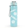1PC Simple White Minimal Background 750ml Color Plastic Sports Water Bottle Leakproof Flip Straw Lid Suitable for Sports Office Home Use