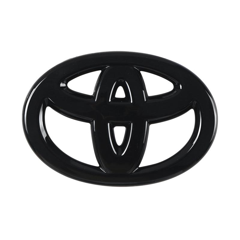 65X47MM Car Steering Wheel Center Emblem Logo Sticker For Toyota Corolla Yaris Aygo Prius RAV4 Crown CHR Camry Auris Verso