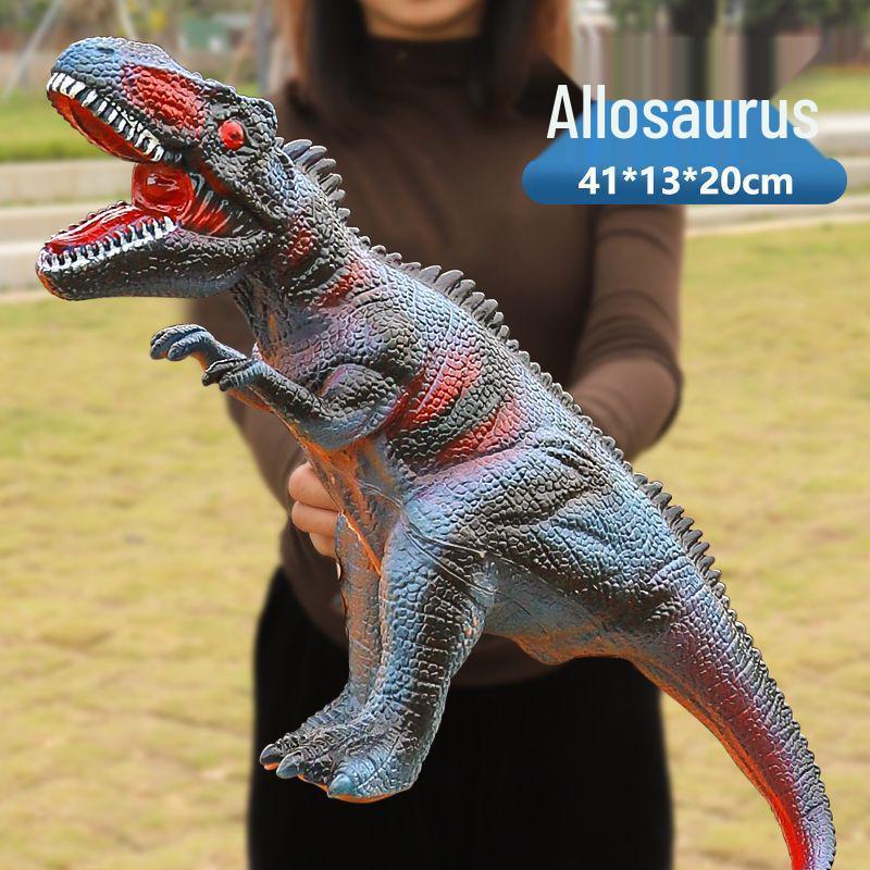 Large Soft Rubber Tyrannosaurus Rex Dinosaur Toy for Kids