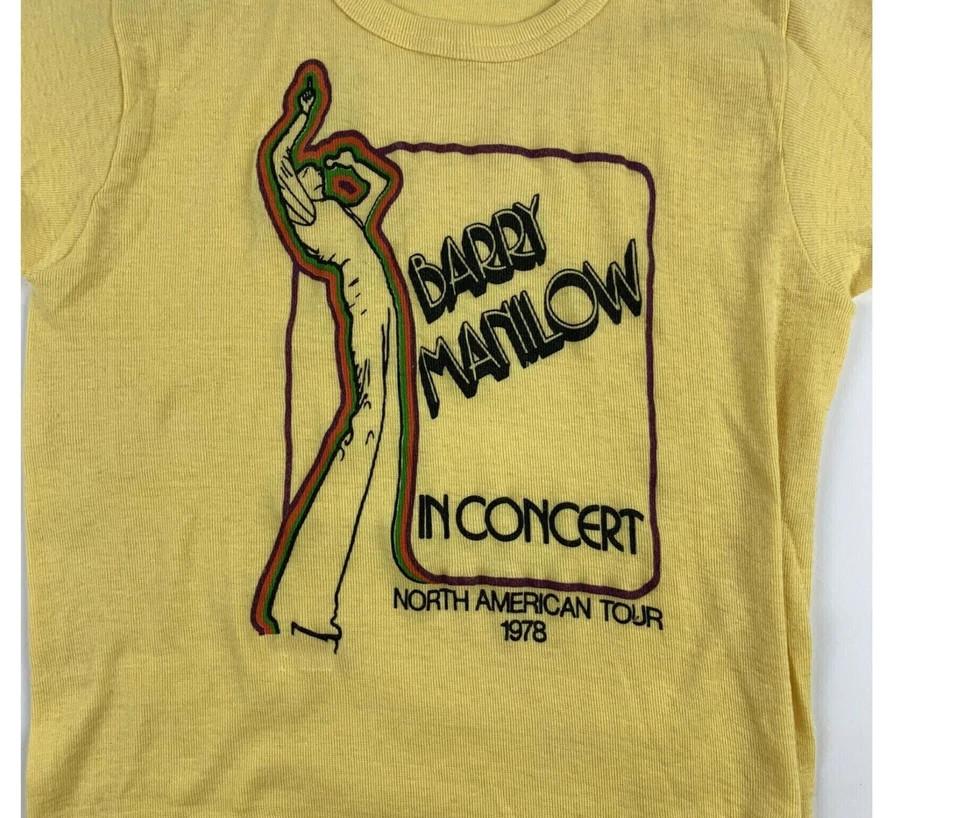 Barry Manilow 1987 Tour Gift For Fan Unisex T Shirt S-5XL TA78 Unisex T-Shirt XXXXL