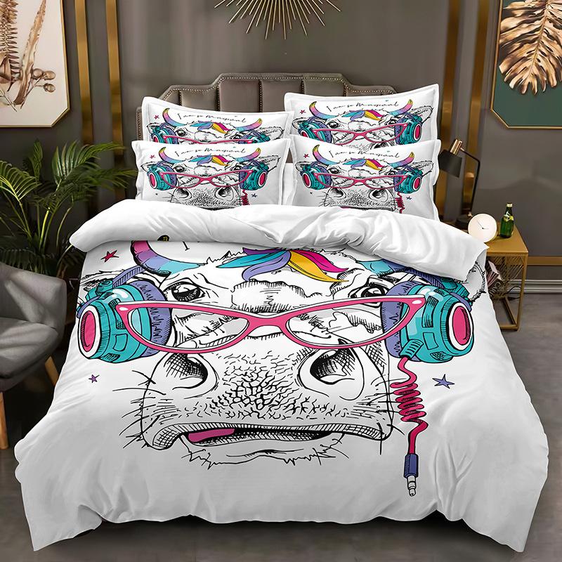 Mote trykkingsteknologi, 3D digitaltrykk, sengetøy, dynetrekk, putetrekk, tredelte sett