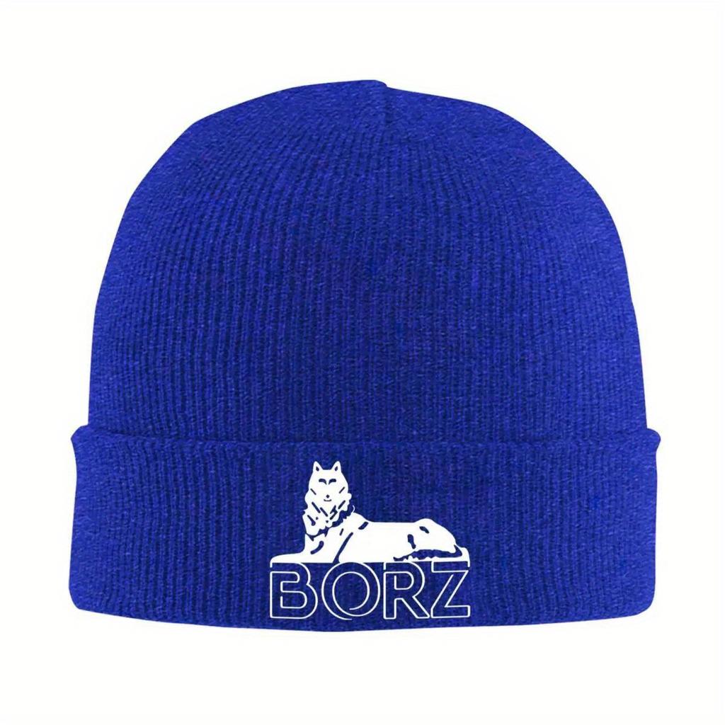 CHECHEN BORZ White Bonnet Hats Beanie Hats Custom Knitting Hat Autumn Winter Vintage Men Women Hippie Elastic Caps