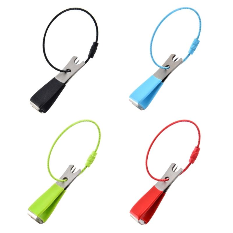 Fly Tying Fishing Line Cutter Scissors Aluminum Construction Sliding Lock Mechanism For Easy Carrying On Vests Bags
