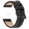 Vintage Matte Genuine Leather Watch Band for Omega for Rolex 18/20/22/24mm Black Brown Thick Straps Stitching Cowhide Wrist Belt