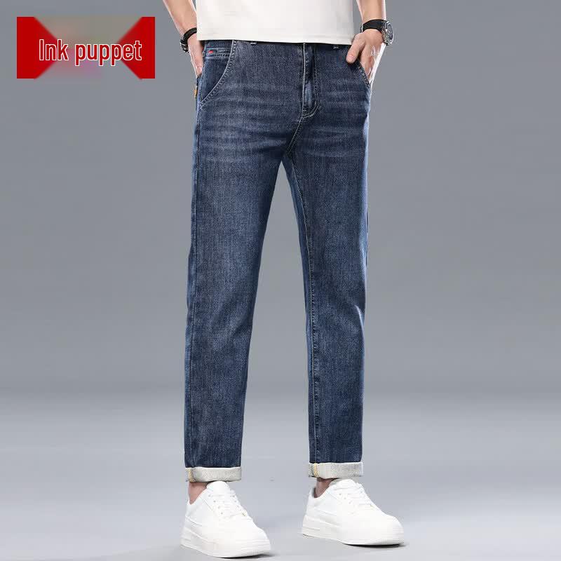 Men s Loose Straight Casual Jeans 32