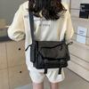Solid Color Nylon Crossbody Bag Oxford Cloth Large Capacity Messenger Bag Waterproof Multifunctional Short Distance Travel Bag