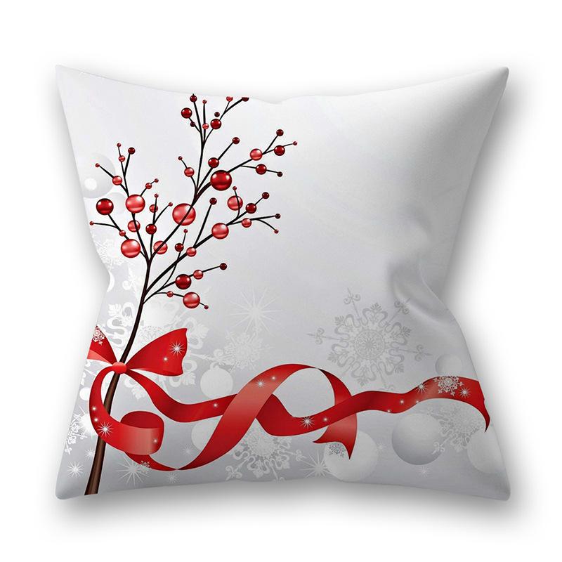 Husa de perna perna de Craciun copac cu fulg de nea imprimat canapea perna decorare perna acasa
